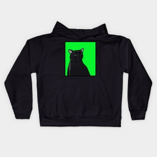 Zoning Out Cat Memes Kids Hoodie